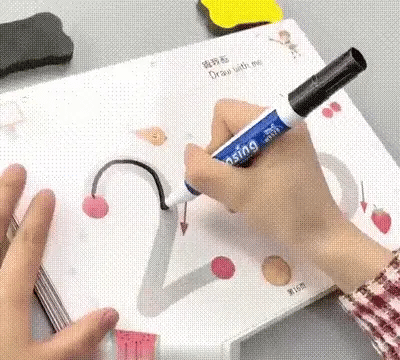 Magic Tracing Book ( 64 pages + 2 Pen & 1 Eraser )