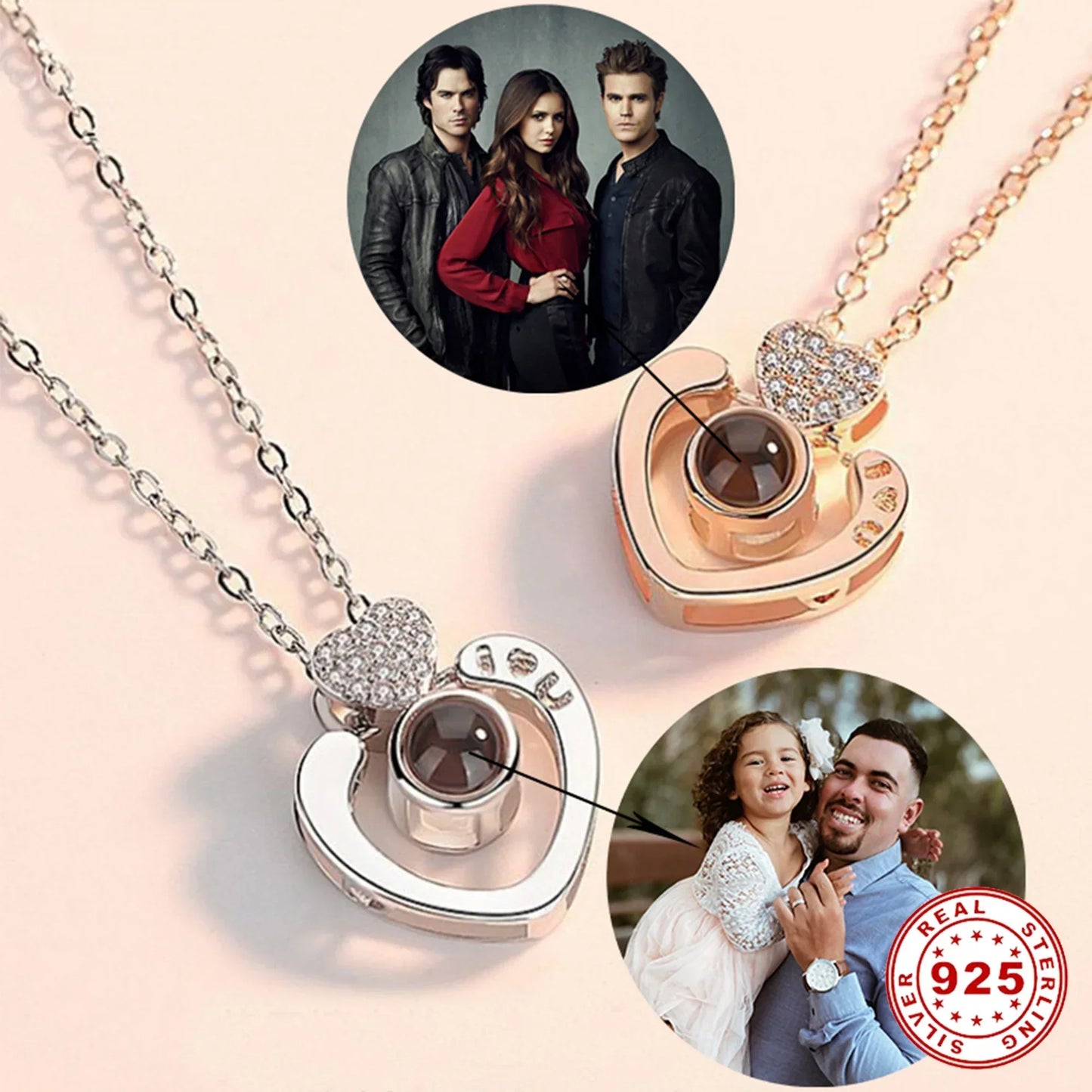 I love You Projection Necklace 100 Languages